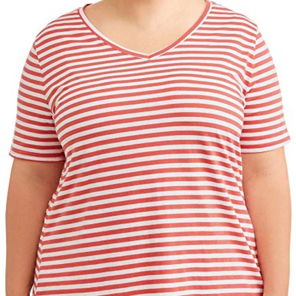 Striped V-Neck